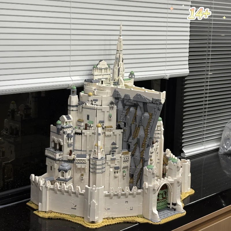 Nuevo modelo de construcción de la Cámara Imperial de Tirith de la Serie de Iconos del Señor de los Anillos, 8278 piezas, para exhibición creativa de coleccionistas, 2026