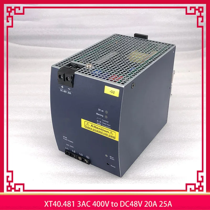 

XT40.481 3AC 400V to DC48V 20A 25A Three-phase Rail Switching Power Supply