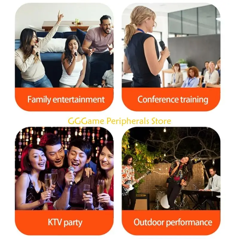 مُعدِّل تردد الميكروفونات اللاسلكية المزدوجة U55B لدعم المطربين المتعددين #5