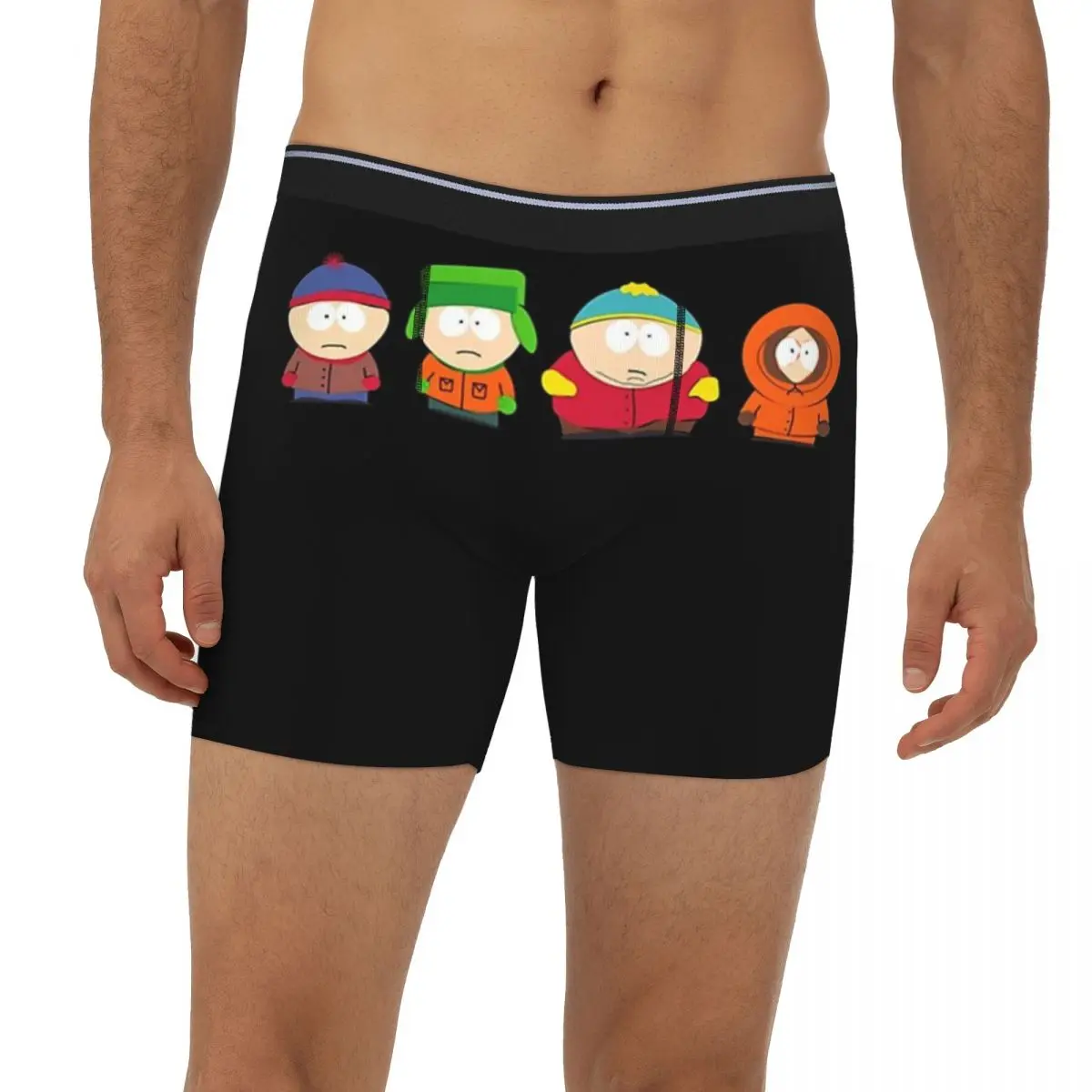 

Southpark Boys Cartoon Anime Long Boxer Underpants Short Male Panties Comfortable Underwear for Homme Man Boyfriend Gifts