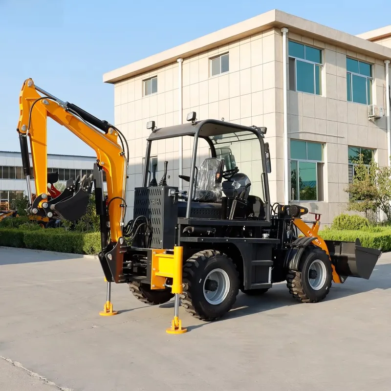 Factory Direct Backhoe Loader 4x4 Diesel CE EPA Approved Multi-Functional Loader Digger For Construction Agriculture Landscaping