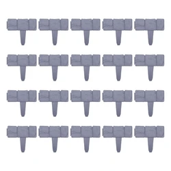 5/10/20Pcs Home Garden Border Edging Plastic Fence Stone Landscape Plant Fence