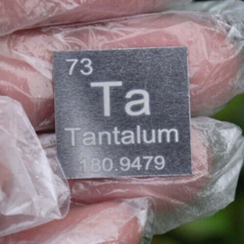 99.9% High Purity TANTALUM Metal Carved Element Periodic Table