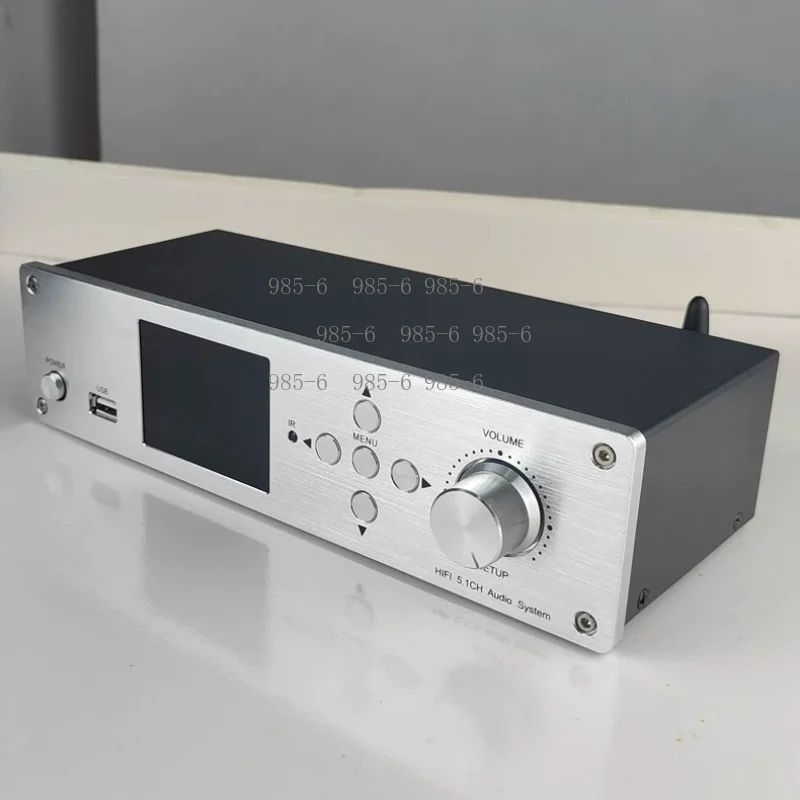 High Fidelity Household Surround Sound Processor 5.1 Channel Preamp for Multiple Lossless Audio Format Play