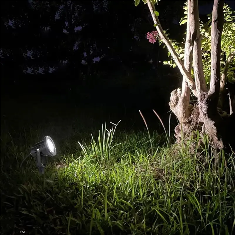 ABVS IP66 Waterproof Garden Lights 4PCS LED Lawn Lamp Outdoor AC/DC 12-24V Cold White Landscape Lighting System