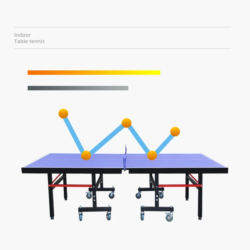 Wholesale 9FT Foldable Ping Pong Table Set Modern Style Indoor and Outdoor TableTennis Table with Net
