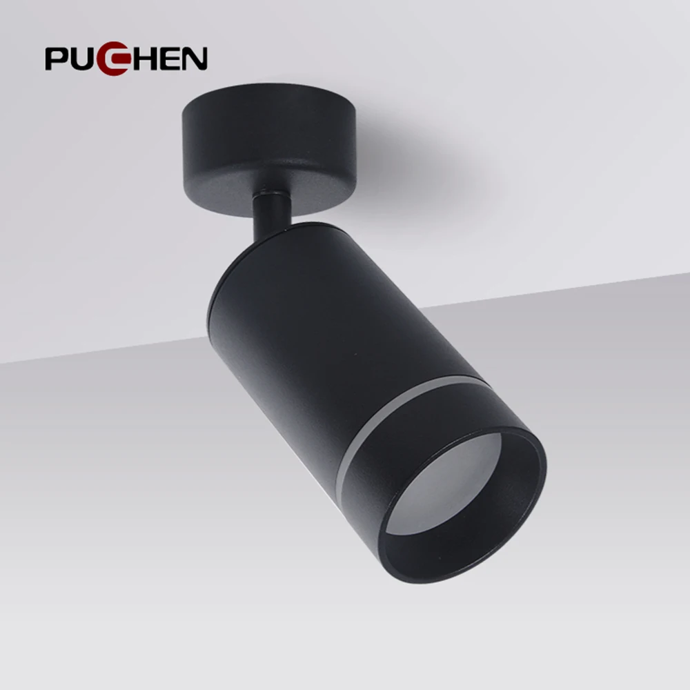 Puchen – Spot lumineux en aluminium givré de Style nordique minimaliste, ampoule non incluse, en acrylique, pour Bar, fête, étude, salle à manger