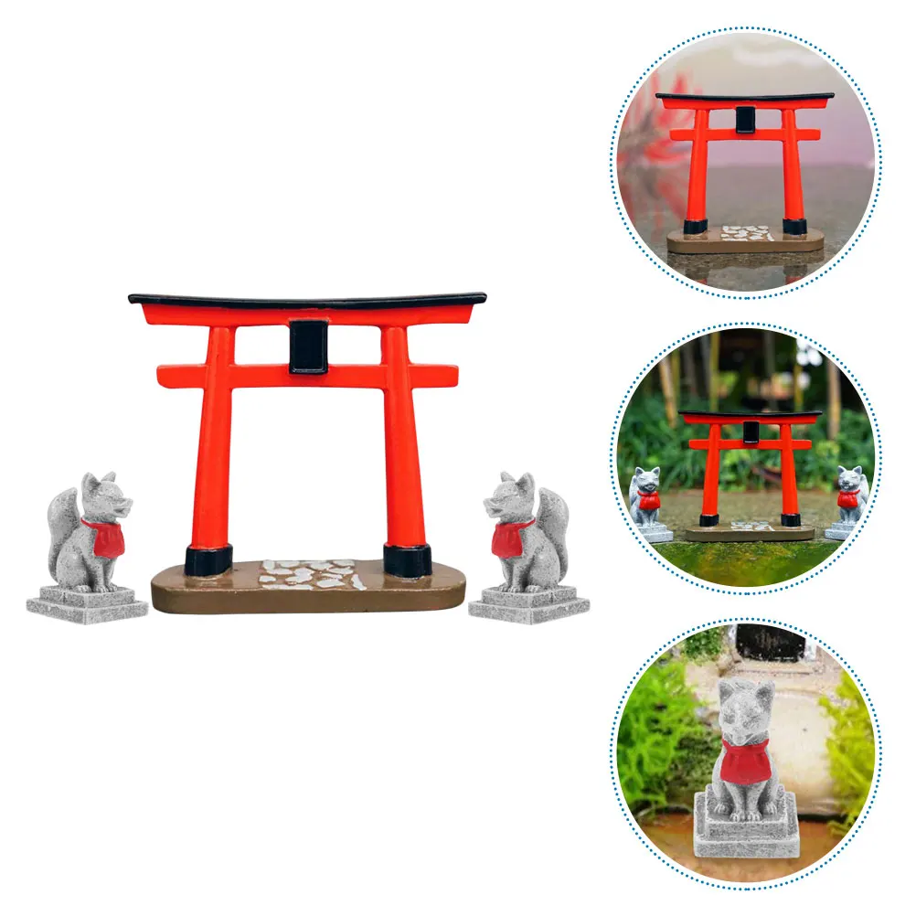 

Украшение мини-японские ворота, статуя из смолы, аквариум, садовый пейзажный орнамент, имитация декора, домашний деталь