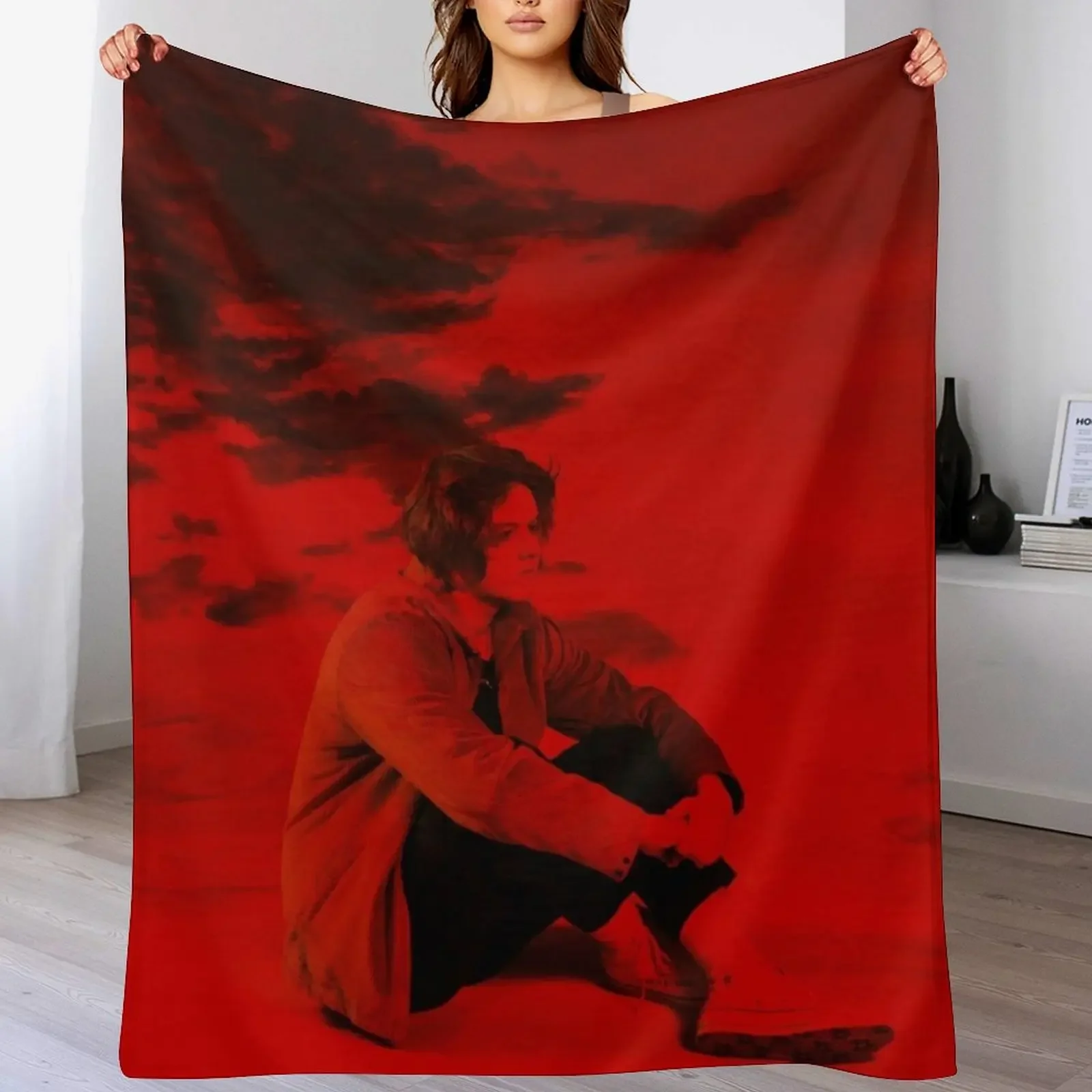 

Lewis Capaldi - Divinely Uninspired To A Hellish Extent Throw Blanket Vintage Blankets For Bed Shaggy Blankets