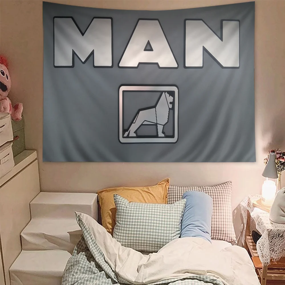 Man Truck Tapestry Art Printing Art Science Fiction Room Home Decor Wall Art Decor