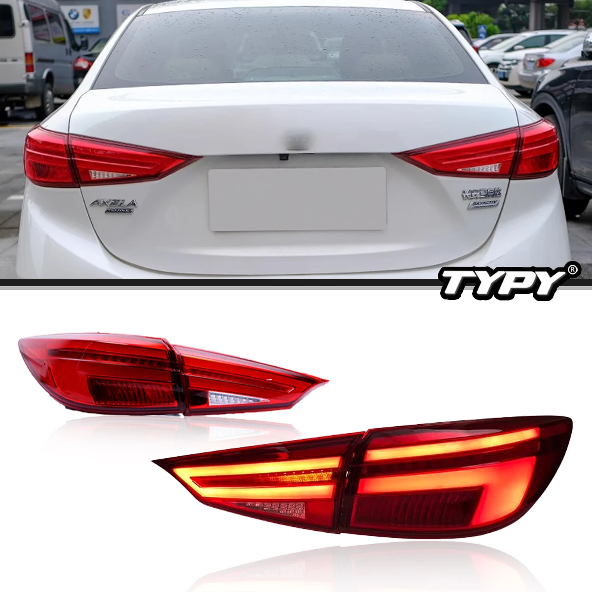 

TYPY Car Lights For Mazda 3 Axela 2014-2019 Taillight LED Projetor Tail Lamp Daytime Running Light Automotive Accessories