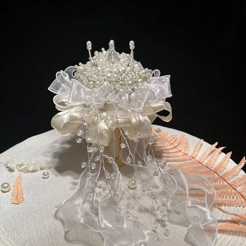 

Handmade wedding bouquet wedding dress Photograph props Wedding souvenir finished products