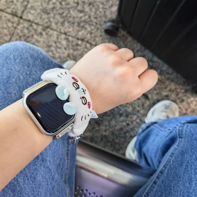 Anime Cartoon Kawaii Chiikawa Momonga Wristband Key Chain Hanging Ornaments Bracelet Cute Decoration Student Girl Lovely 2026 - view 3