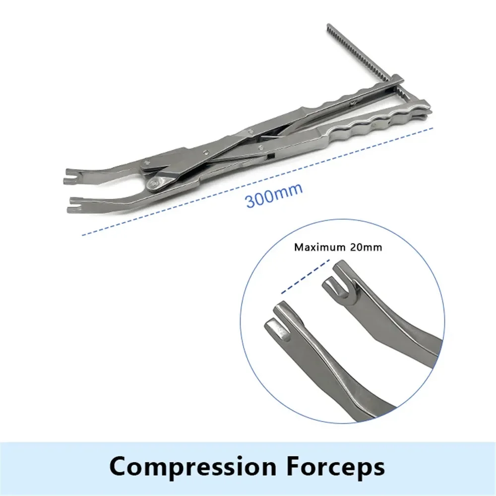 Rod Distractor Forceps Rod Compression Forceps Parallel Distractor Forceps Orthopedics Surgical Instruments
