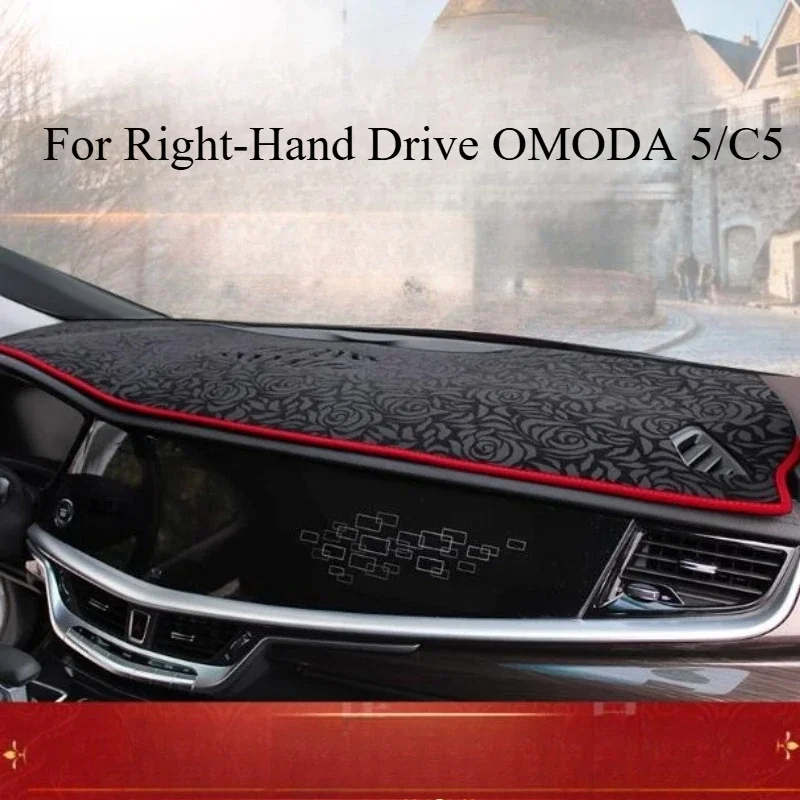 For Right-Hand Drive OMODA 5/C5 Instrument Panel Dark Pad Center Console Sun Protection Shade Pad Interior Accessories