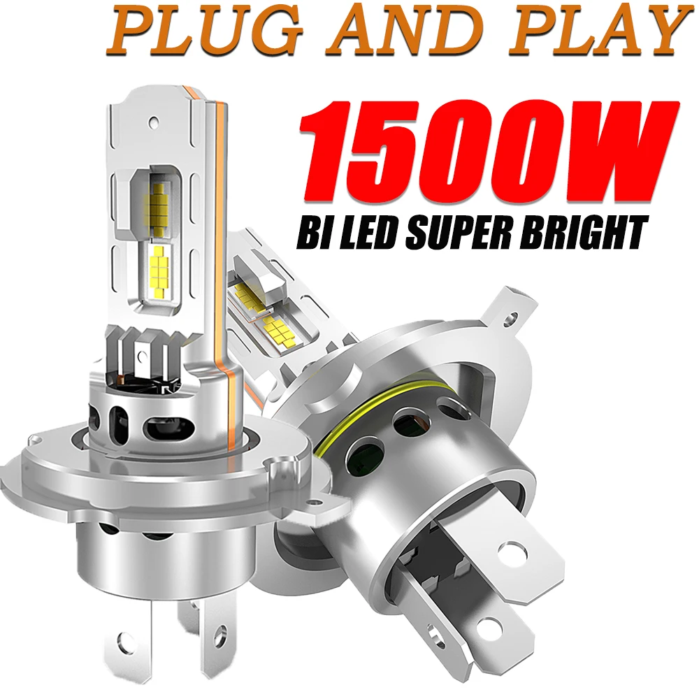 �y�Z�[�����zH4 Bi LED�w�b�h���C�g�o���u 1500W�n�C�p���[�I�[�g�����v CANBUS 9084 CSP�~�j���C�����X�J�[���C�g �n�C/���[�r�[�� �^�[�{�t�@�� �X�|�b�g���C�g 12V
