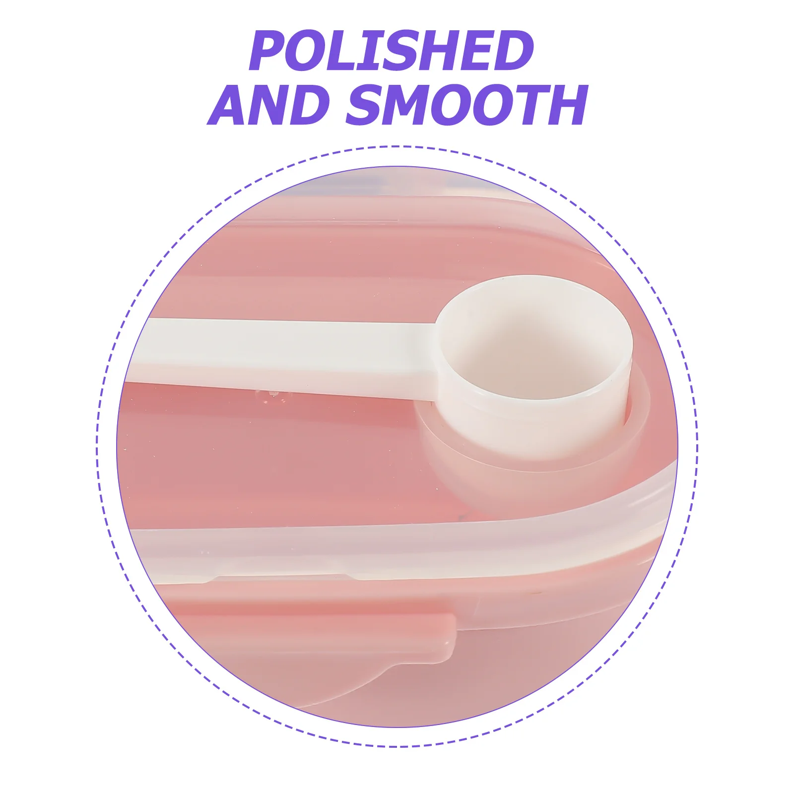 

2 шт., контейнер для детского сухого молока, ложка с круглым отверстием, точный черпающий портативный дорожный ящик для хранения еды, герметичный, влажный