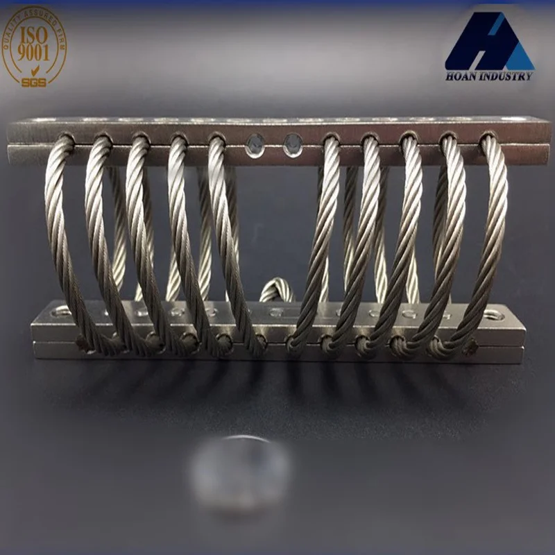 Industry Defense Vibration Shock Protection Embedded Electronics Video Surveillance Antenna JGX-0320D-17A Wire Rope Shock Mount