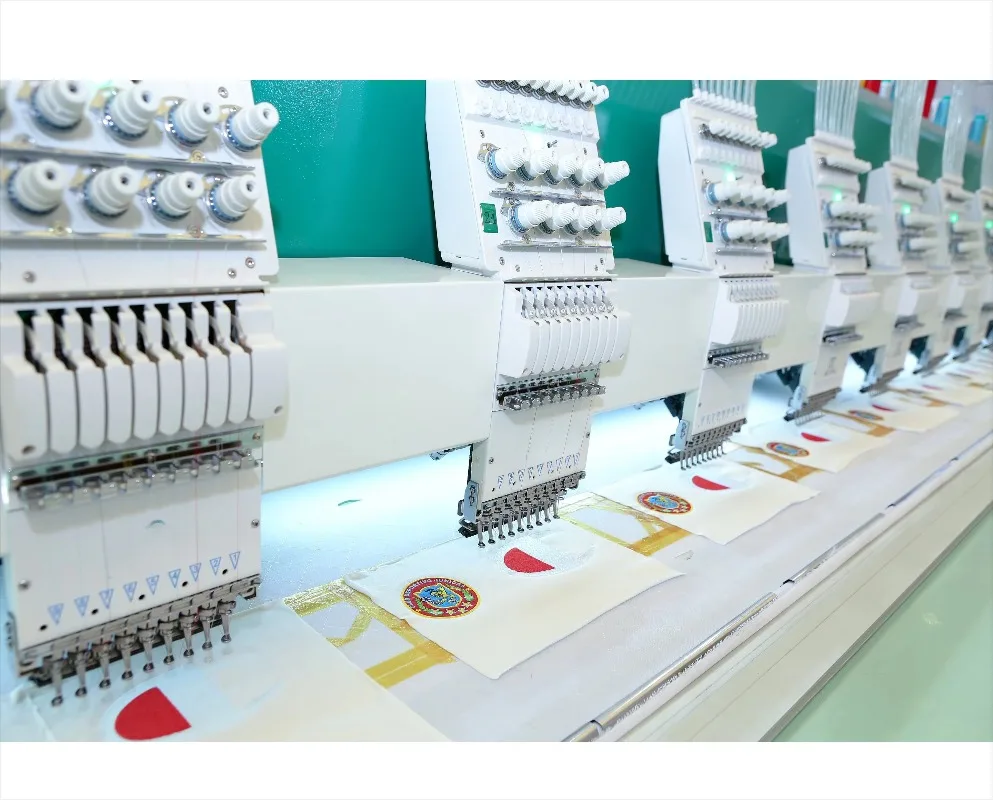 Industrial Multi Needle Embroidery Machine High Speed Computerized Equipment for Garment Production