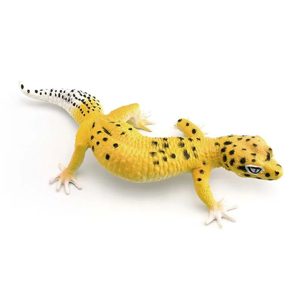 Simulation Lizard Model Figurines PVC Material Miniature Reptile Animals Figures Educational Static Gecko Figure Birthday Gift