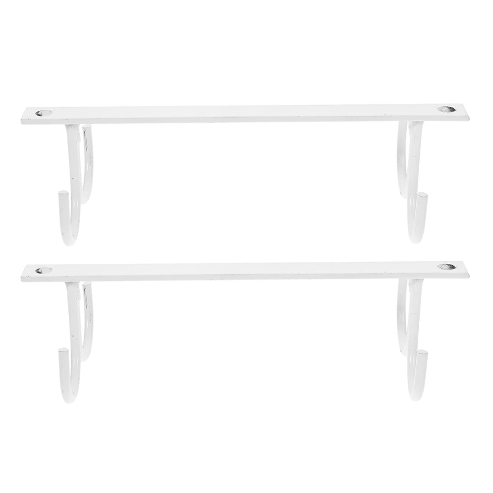 

2pcs Hook Cup Holder under Kitchen Cabinet Spacesaving Iron Hangers for Mugs Coffee Cups ganizer Storage Solution Under Cabinet