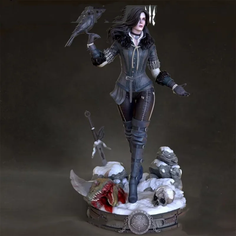 

Yennefar Wizard Demon Hunter 1/24, фигурка из смолы, модель, комплект, сборные миниатюры в разобранном виде, неокрашенные, коллекционные игрушки для хобби, подарки
