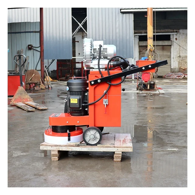 اليد دفع الطاقة الكهربائية طاحونة أرضية الخرسانة الايبوكسي الطابق طحن آلة تلميع طاحونة أرضية خرسانية #6