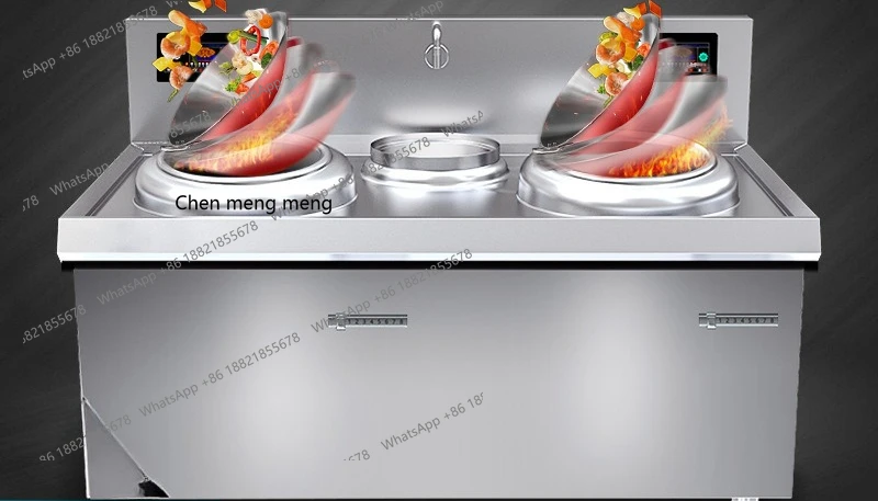 

Commercial Induction Cooker High Power Hotel Canteen Double Burner Induction Cooker Stir-fry Cooker