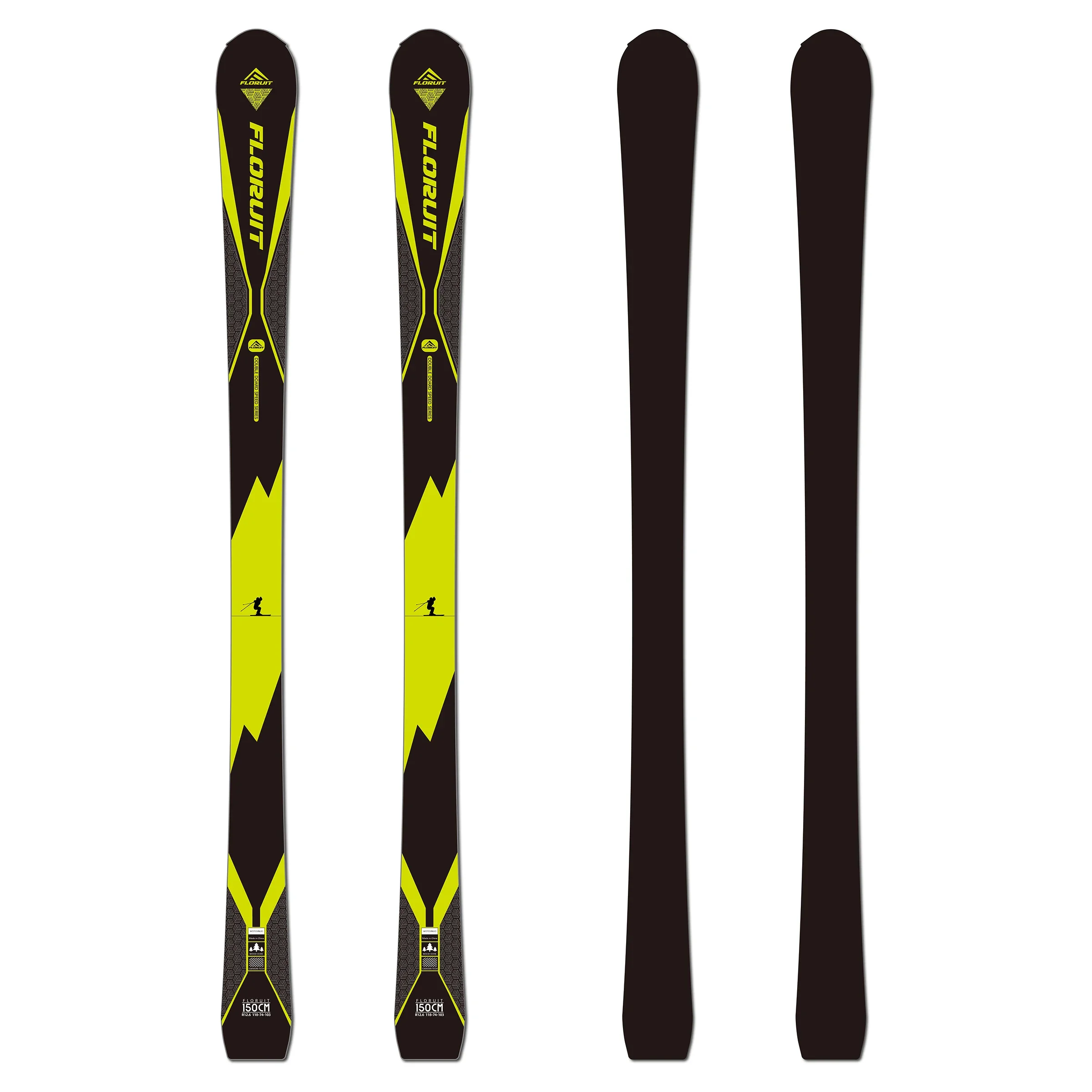 FLORUIT Custom Winter Sports Alpine Ski All Mountain Twin Tips Ski Back Country Ski For Adult And Kids