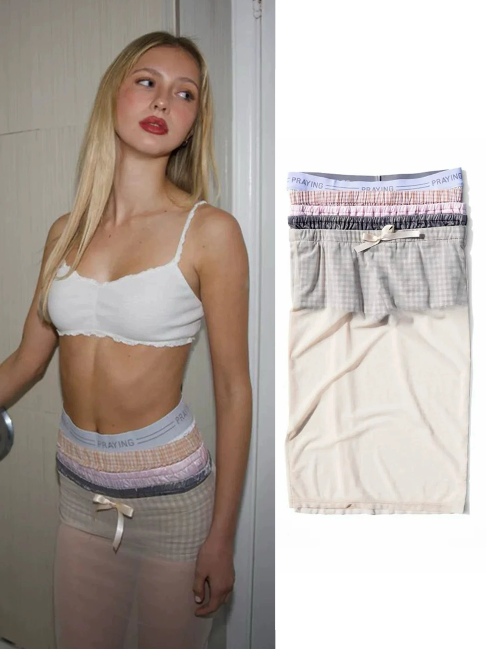 

Prang Boxer Multi-Layer Waist Lace Wrap Body Skirt CleanFit Sle Semi-Body Skirt Ladies Mid-Waist Lace Fabric Daily Use