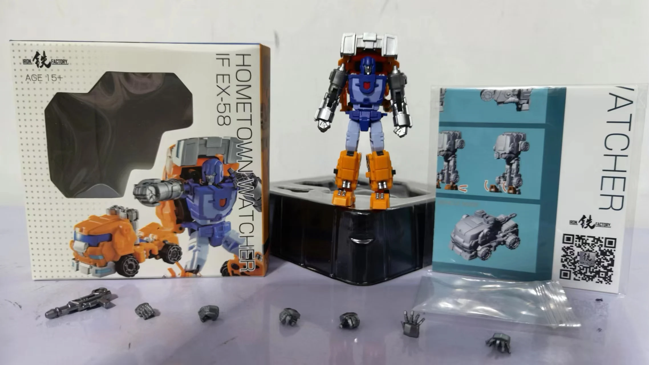 NEW IN STOCK Transformation Iron Factory IF EX-58 EX58 Huffer Hometown Watcher Action Figure With Box