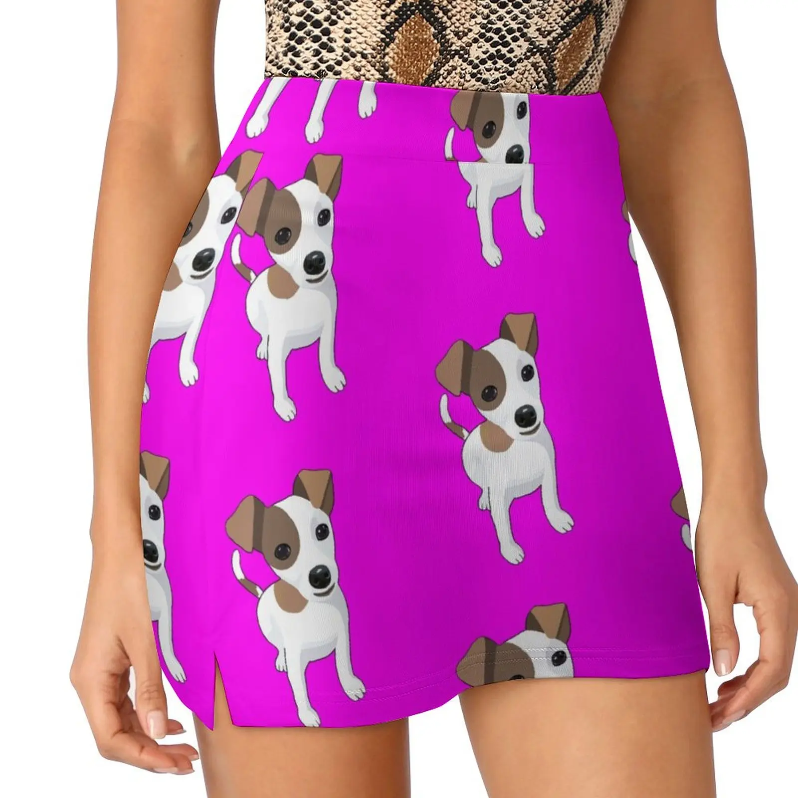 jack russell terrier Mini Skirt skirt sets Woman skirt