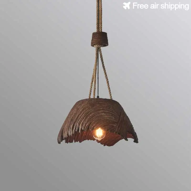 وابي سابي خمر الشمال الطبيعي قصب معلقة قلادة ضوء لمطعم بار الإقامة المنزلية دراسة غرفة نوم الثريا مصباح السقف #1