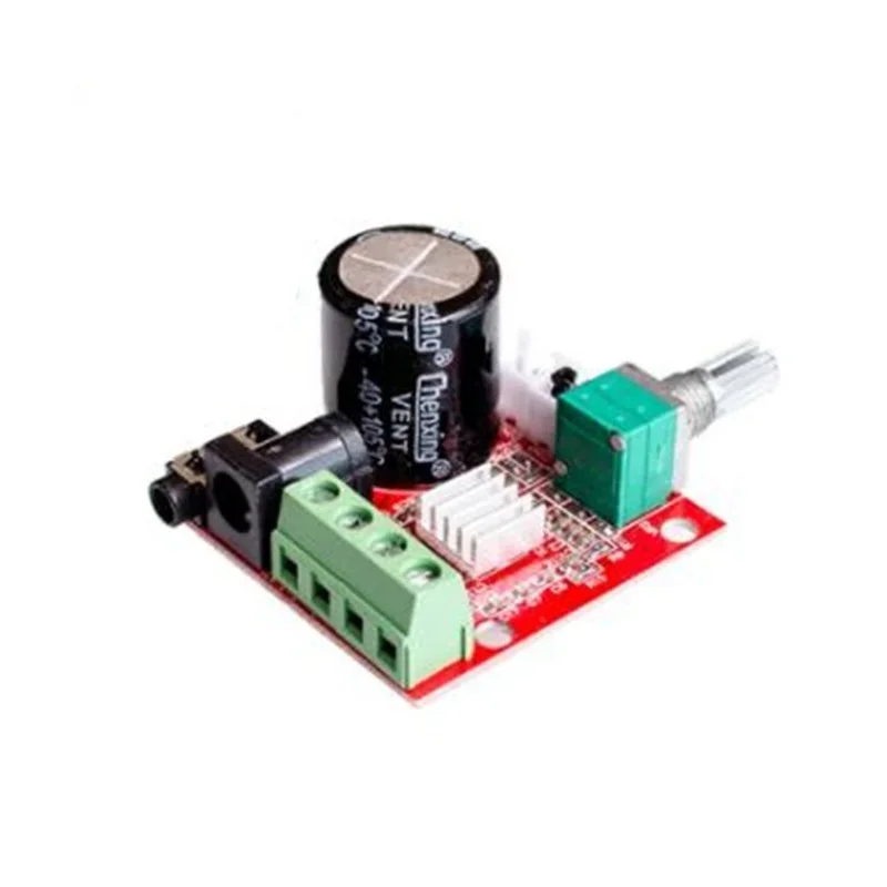 12V Mini Hi-Fi PAM8610 Papan Amplifier Stereo Audio 2X10W Dual Channel D Class Harga Terendah