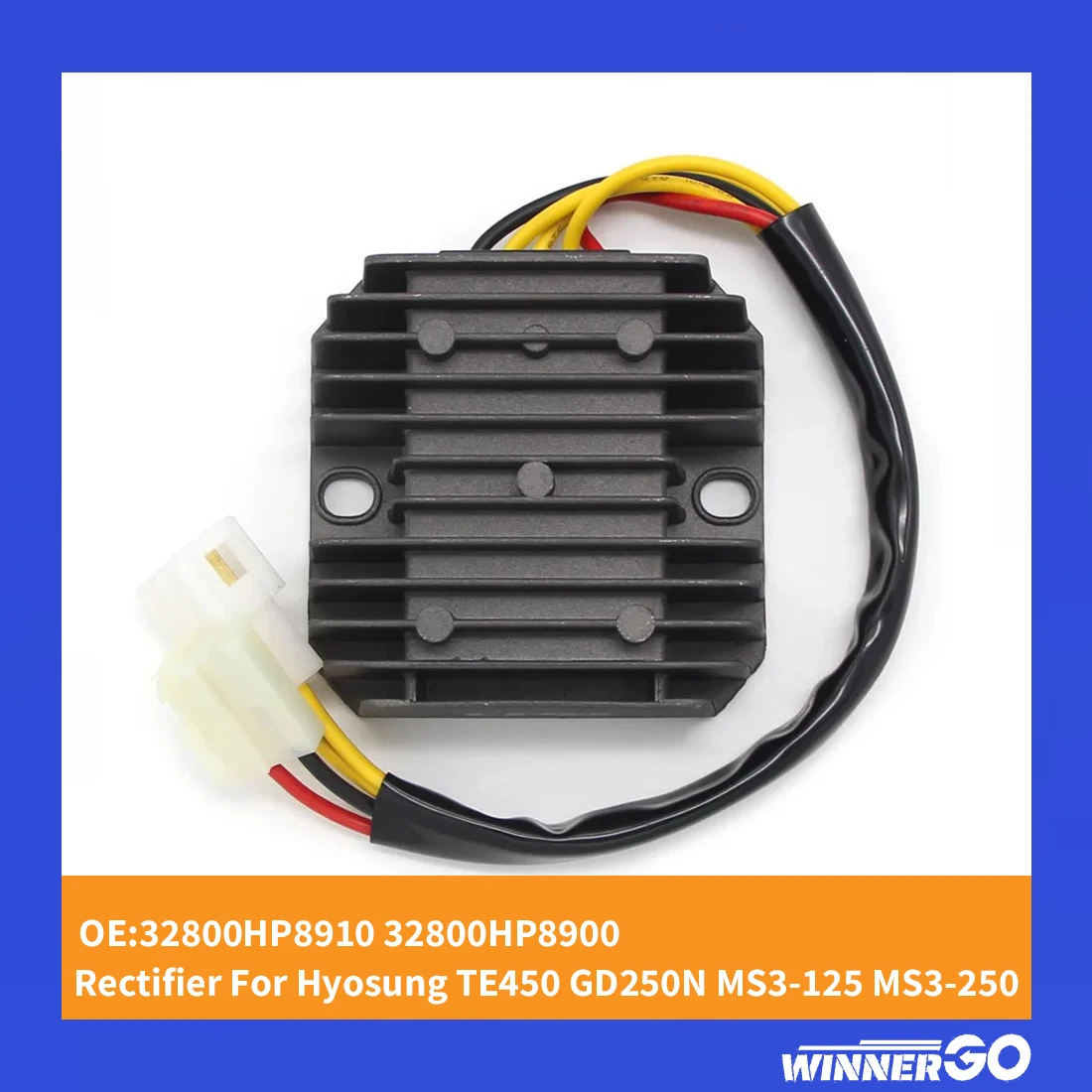

Motorcycle Regulator Rectifier For Hyosung TE450 GD250N MS3-125 MS3-250 GT650R GT650 2005-2017 GV650 32800HP8910 32800HP8900