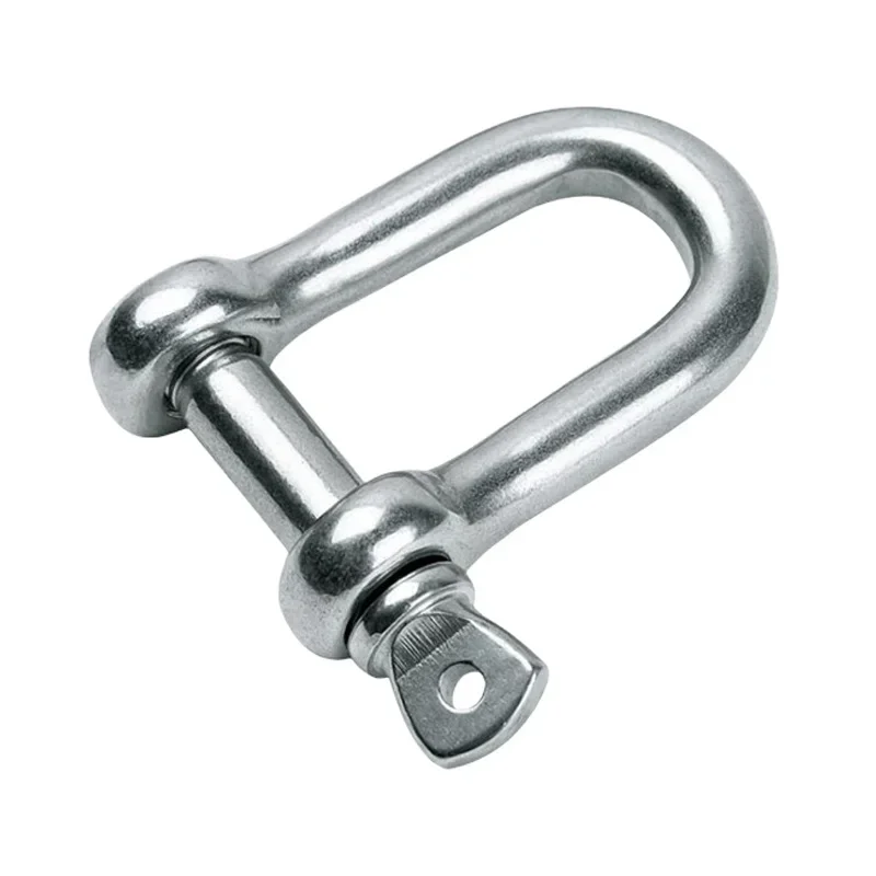 1Pcs D-Type Or Bow Shape Shackle High Quality 304/316 Stainless Steel Load Shackle Chain Rope Connect Buckle Size M4-M32