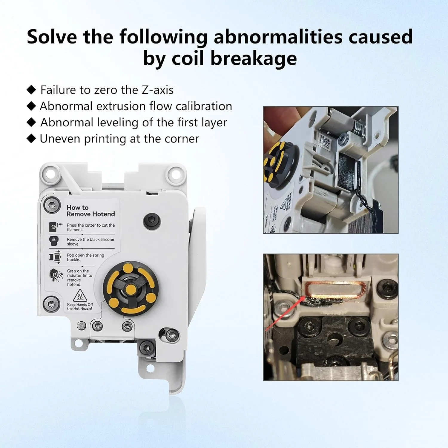 Wirbelstrom-Sensor für Bambu Lab A1/A1 Mini Nivellierungs- und Fließkalibrierung für Bambulab A1 Hotend-Baugruppe 3D-Drucker-Teile – Detail 3
