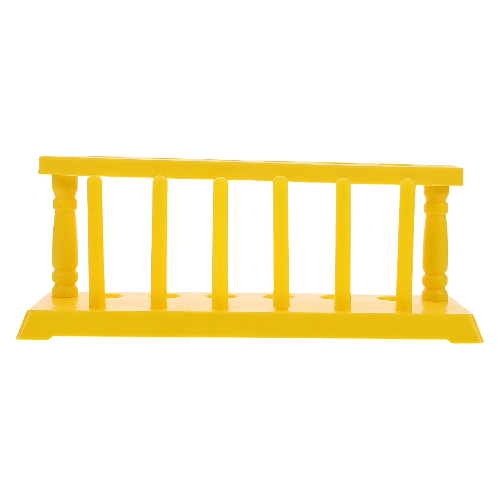 

1pcs Plastic Test Tube Rack Material Easy Clean Surface Portable Structure Lab Equipment Vial Rack School Laboratory