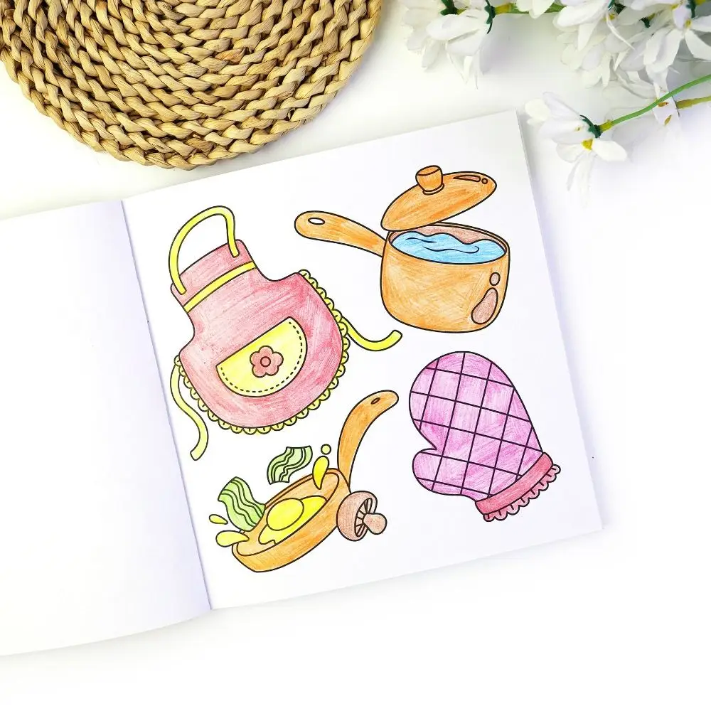 

Creative DIY Cutie Coloring Book Relaxation Gift Educational Doodles Book Montessori Drawing Gift