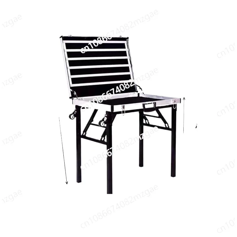 Portable folding table jewelry earrings exhibition booth crafts night market booth box