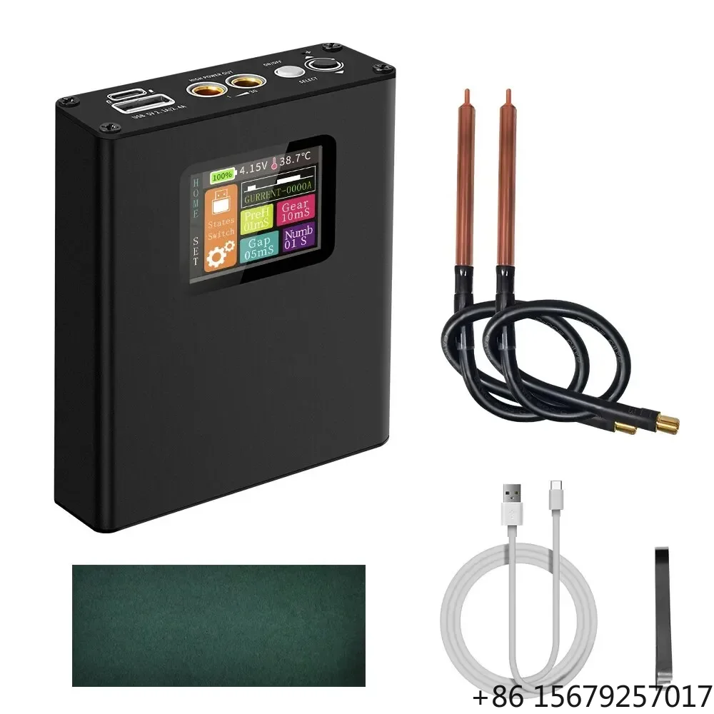 Digital Display Spot Welder 0.1-0.25MM Nickel Welding Handheld Machine Digital 18650 Lithium Battery Portable Kit 30 Gear Adjust