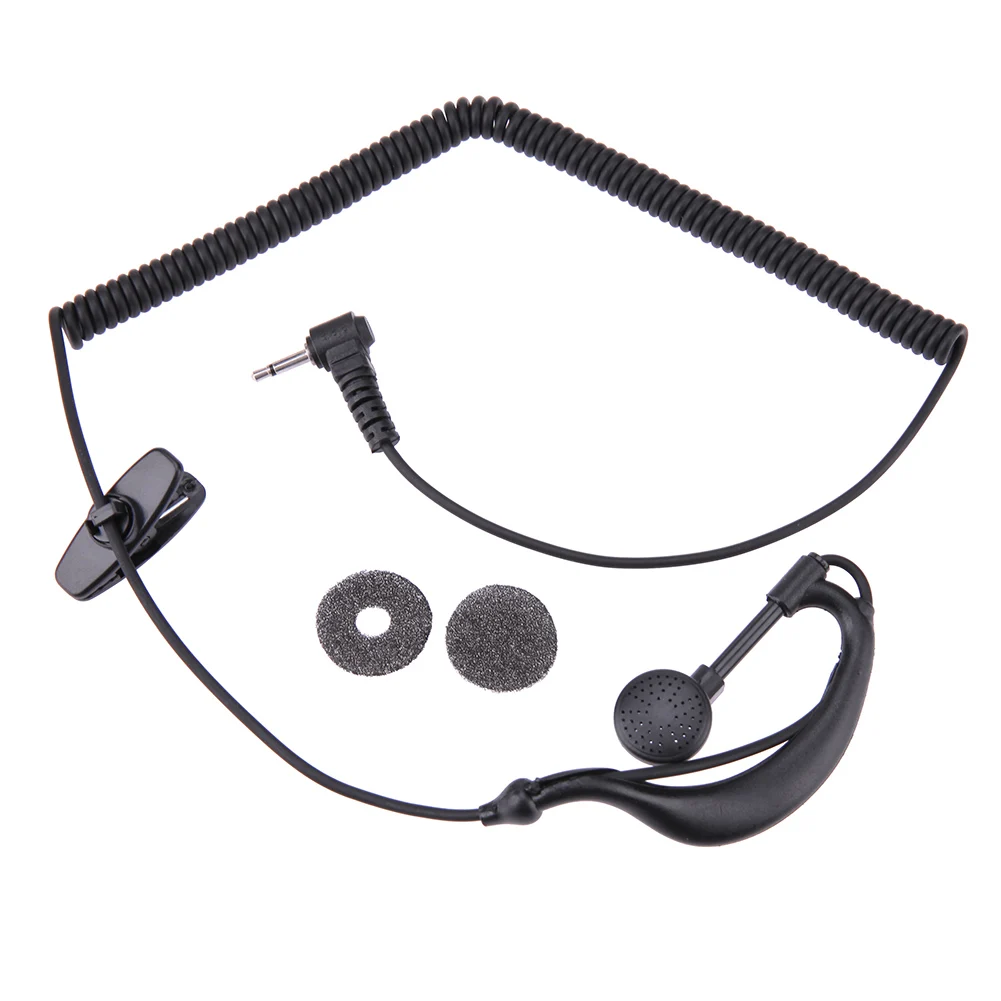 G-Hook Earpiece Earphone Walkie Talkie Accessories Single Ear Headphone for Motorola GP2000 ICOM IC-U16