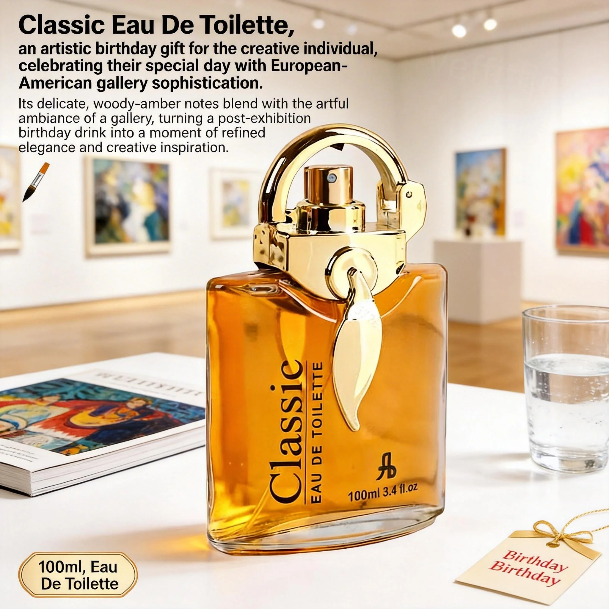 

Festive Floral Citrus Eau De Toilette, Long Lasting Warm Fragrance, Holiday Gatherings, Celebration Nights, Festive Cheer Blend