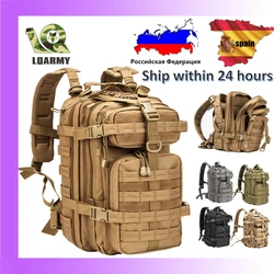 Sac à dos Molle Assault pour hommes et femmes, 35L, sac à dos de voyage, camping, chasse, randonnée