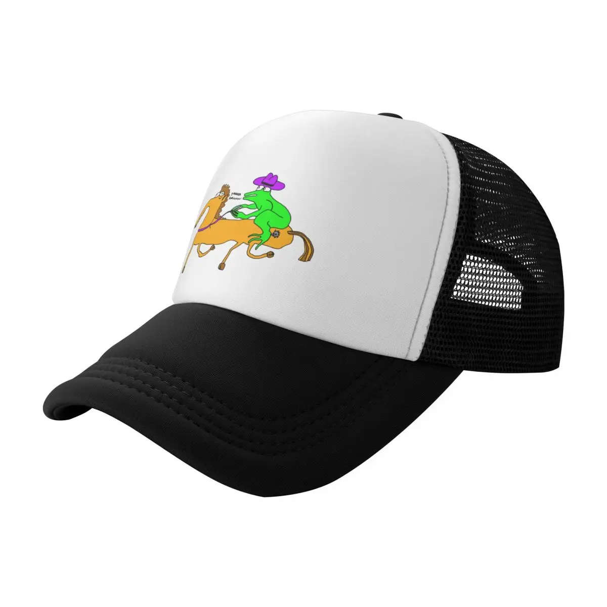 

Frog Cowboy Baseball Cap Rave cute fishing hat Gentleman Hat Mens Hats Women's