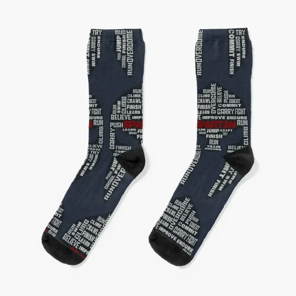 

Spartan race helmet Socks valentine gift ideas funny gift colored Socks Men's Women's