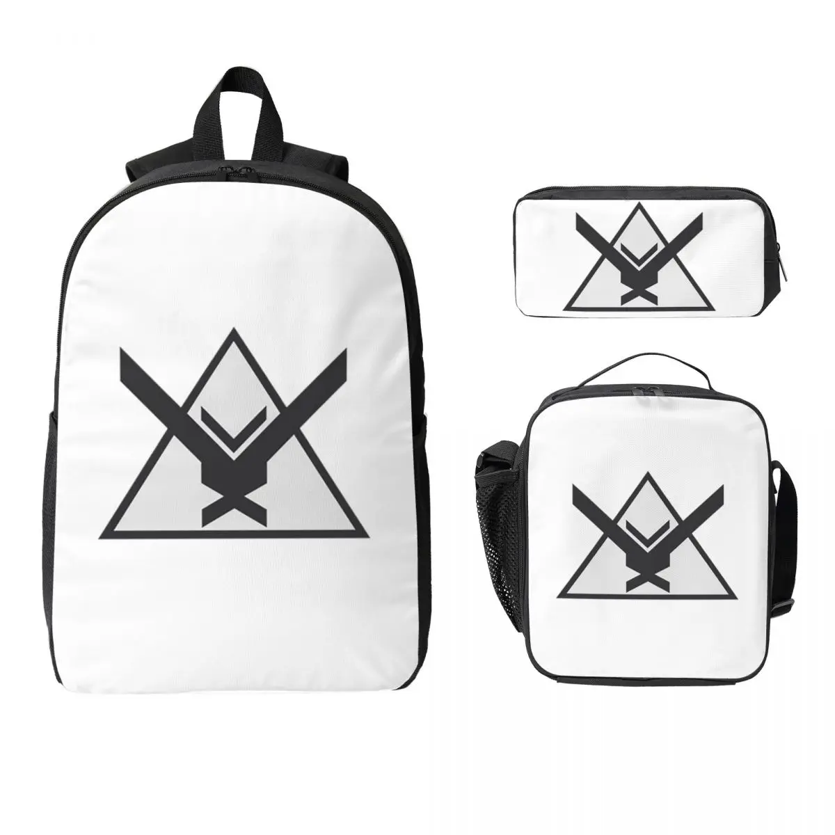

Halo Reach Backpack Student BookBag School Bag Computer Shoulder Bags 3ps Insulated Lunch Bag Pencil Case