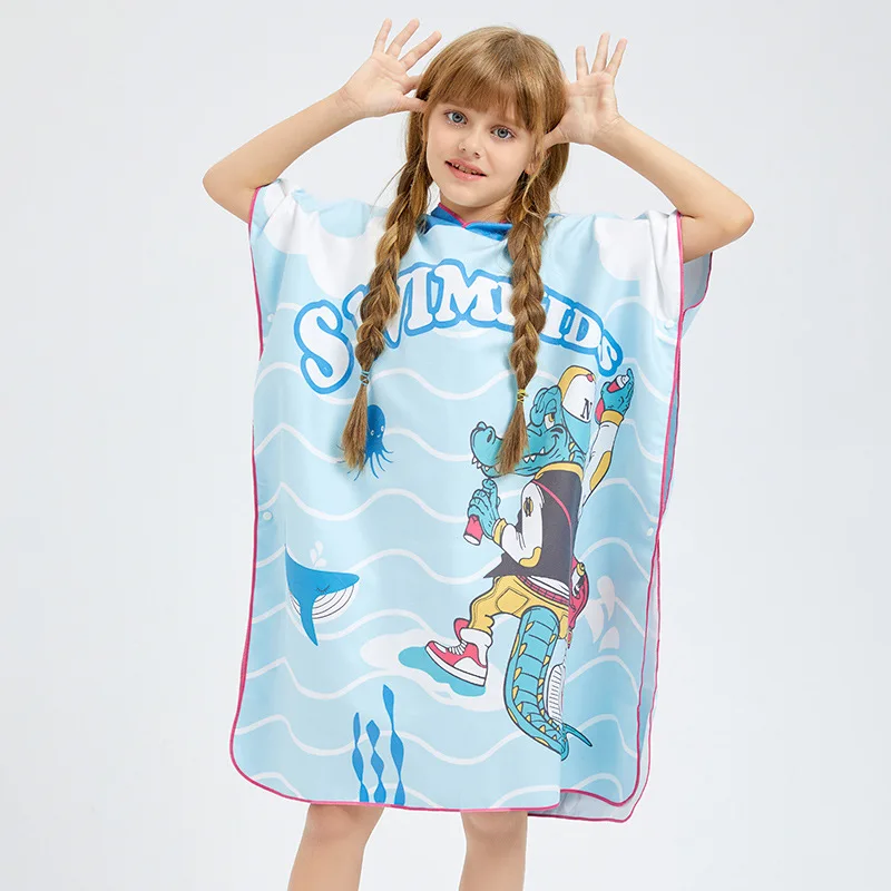 

Cartoon Baby Bath Towel Microfiber Cotton Hooded Beach Towel Newborn Cape Towels Soft Poncho Kids Bathing Stuff Infant Washcloth