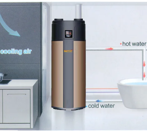 3.5kw High Coefficient WiFi Chilling Air 300L Hot Water Heater Monobloc All in One Air Energy Heat Pump Solar Water Boiler view 2