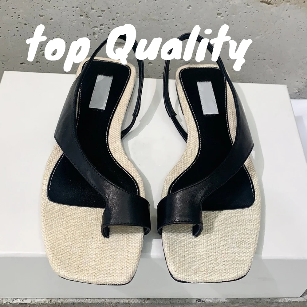 

2025 New Summer sandals Women's sandals Leather sole material Fur material Women's casual shoes Solid color